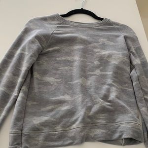 Athleta girl light camo sweater